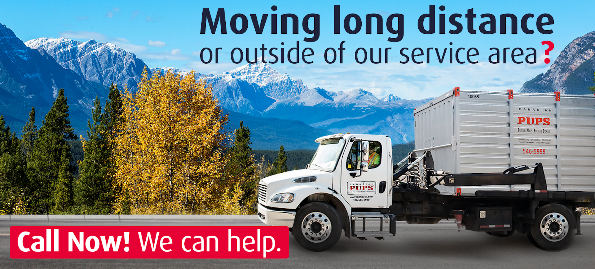 Moving long distance or outside of our service area?
